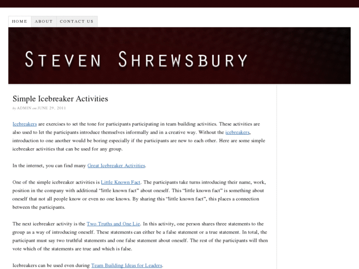 www.stevenshrewsbury.com