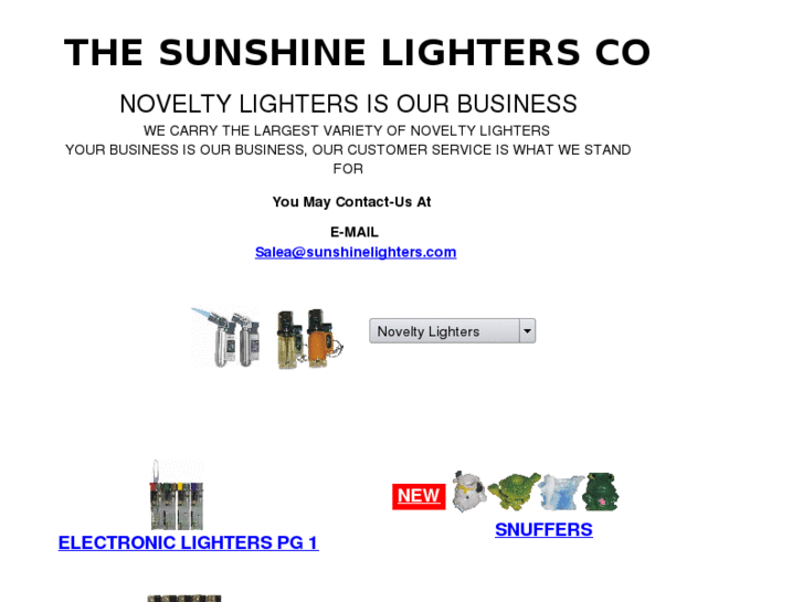 www.sunshinelighters.com