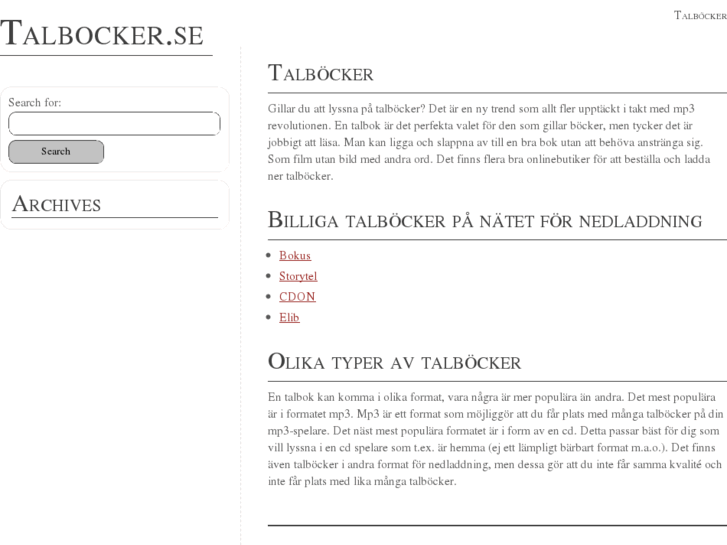 www.talbocker.se