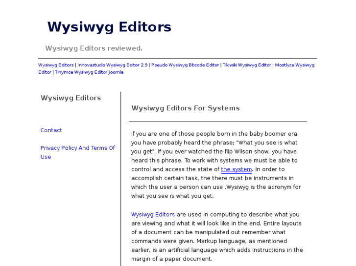 www.wysiwygeditors.net