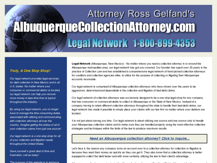 www.albuquerquecollectionattorney.com