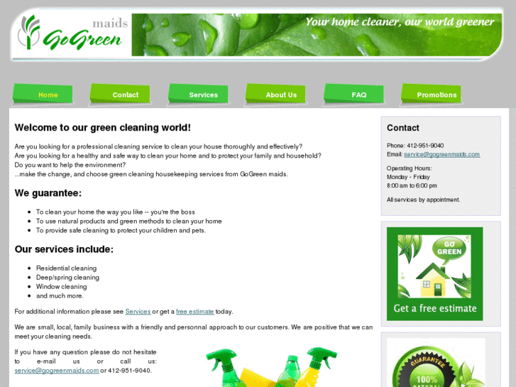 www.gogreenmaids.com