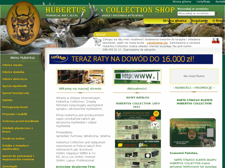 www.hubertus-collection.pl