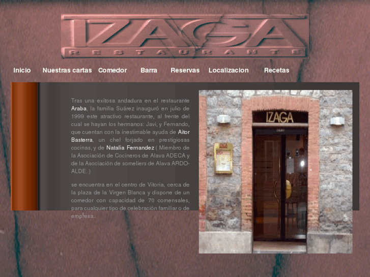 www.restauranteizaga.com