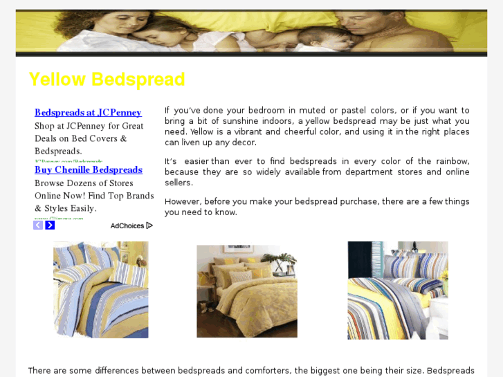 www.yellowbedspread.com