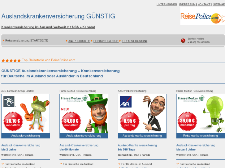 www.auslandskrankenversicherung-guenstig.com