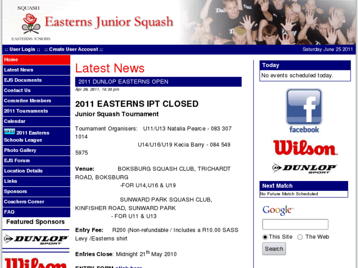 www.easternsjrsquash.com