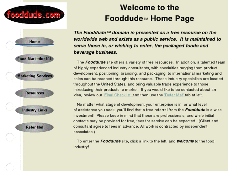 www.fooddude.biz