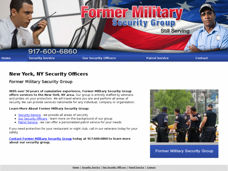 www.formermilitarysecuritygroupllc.com