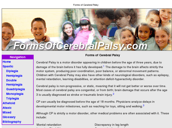 www.formsofcerebralpalsy.com