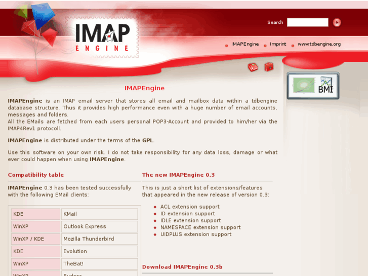 www.imapengine.org