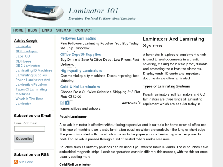 www.laminator101.com