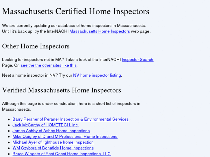 www.massachusettshomeinspector.net