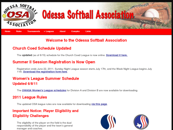 www.odessasoftball.com