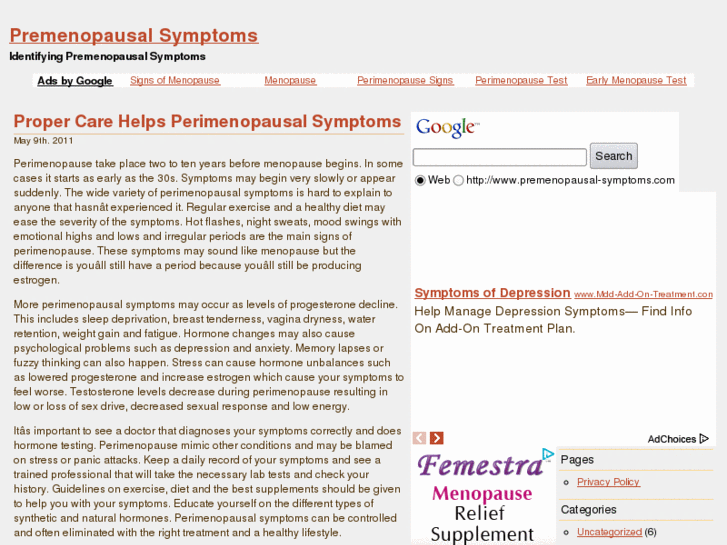 www.premenopausal-symptoms.com