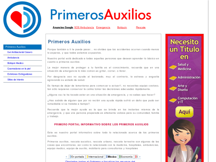 www.primeros-auxilios.net