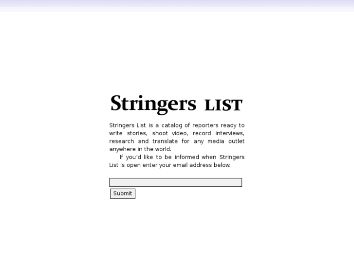 www.stringerslist.com