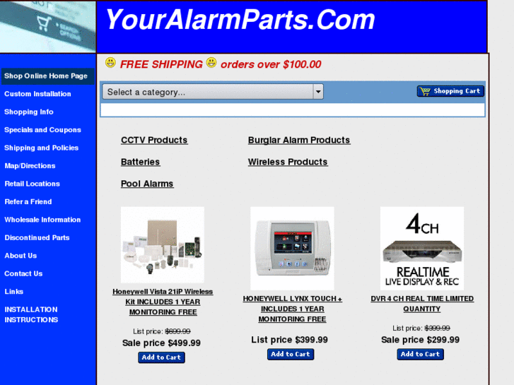 www.youralarmparts.com