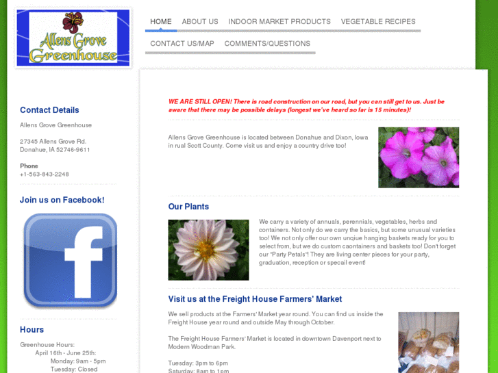 www.allensgrovegreenhouse.com