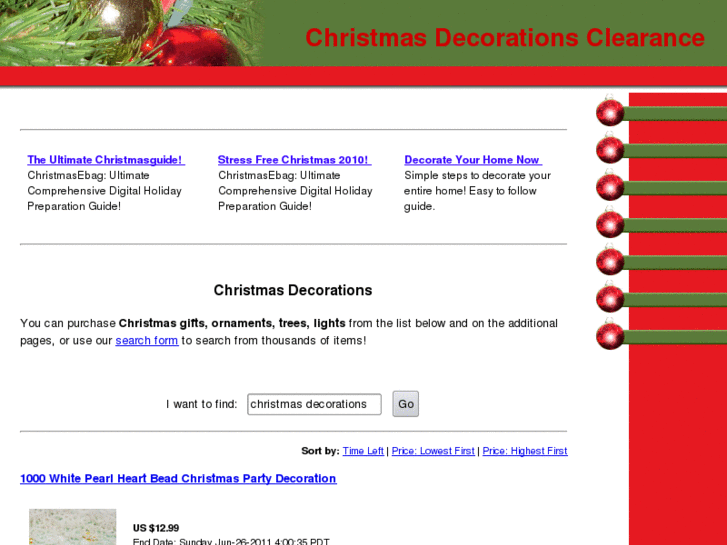 www.christmasdecorationsclearance.com