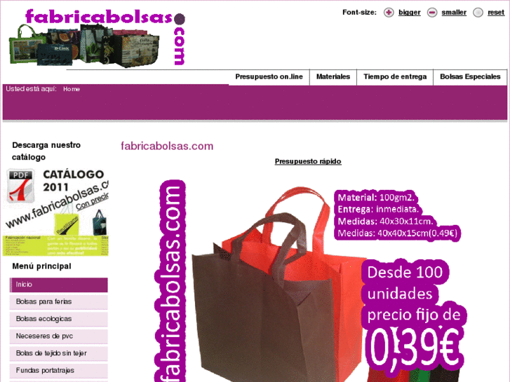 www.fabricabolsas.com