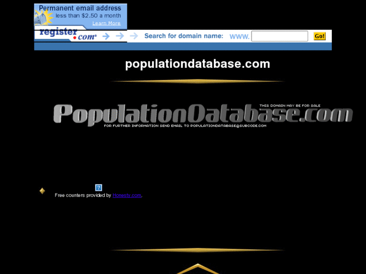 www.populationdatabase.com