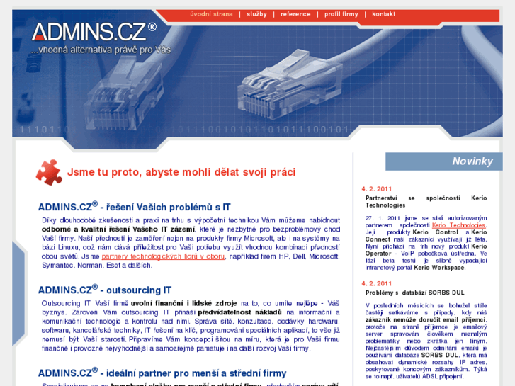 www.admins.cz