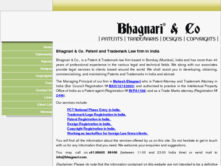 www.bhagnari.co.in