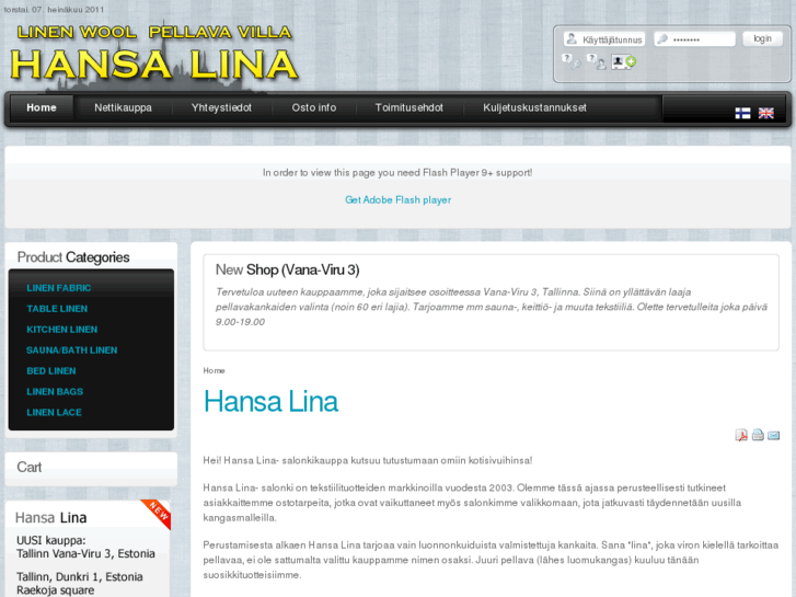 www.hansalina.com