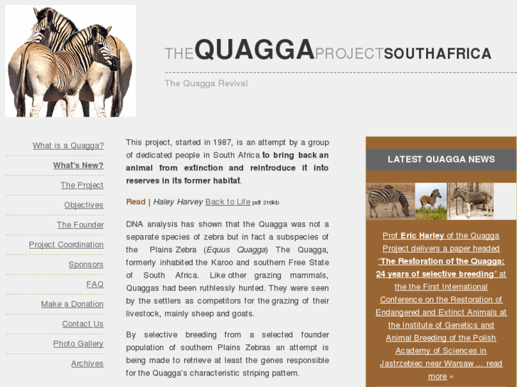 www.quaggaproject.org