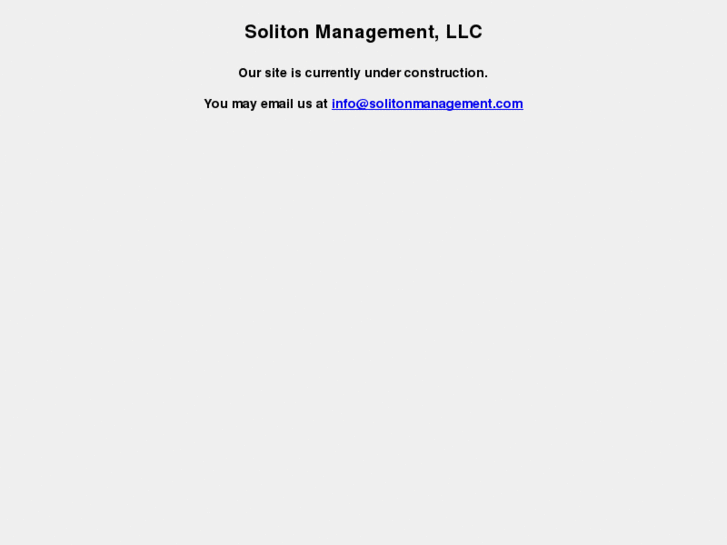 www.solitonmanagement.com