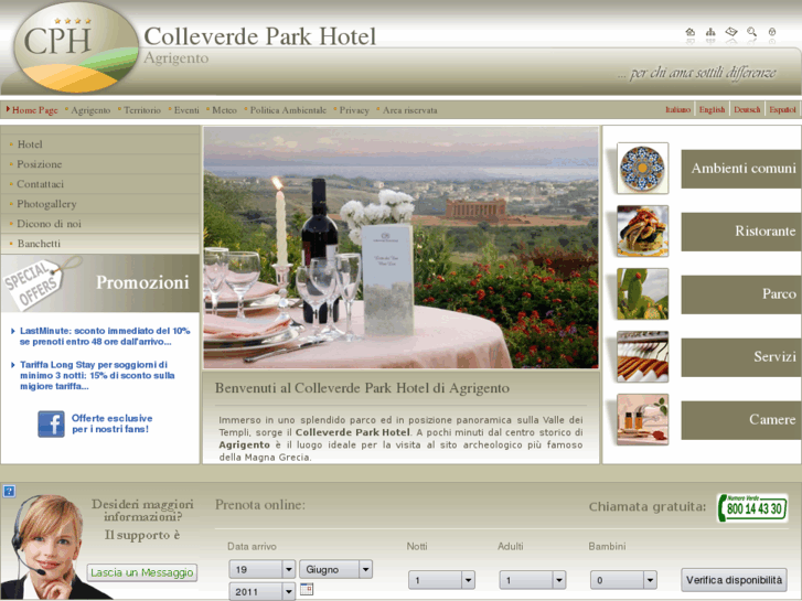 www.colleverdehotel.it