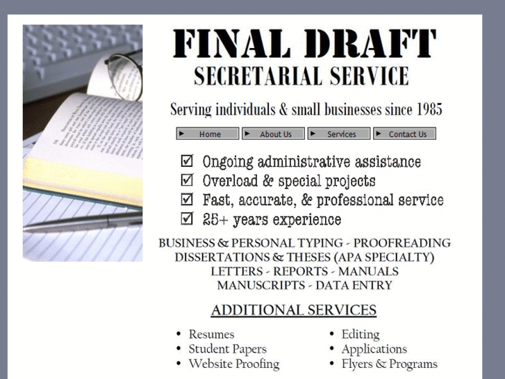 www.finaldraftsecretarialservice.com