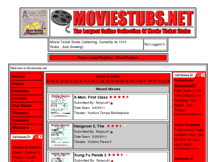 www.moviestubs.net