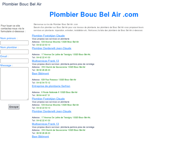 www.plombierboucbelair.com