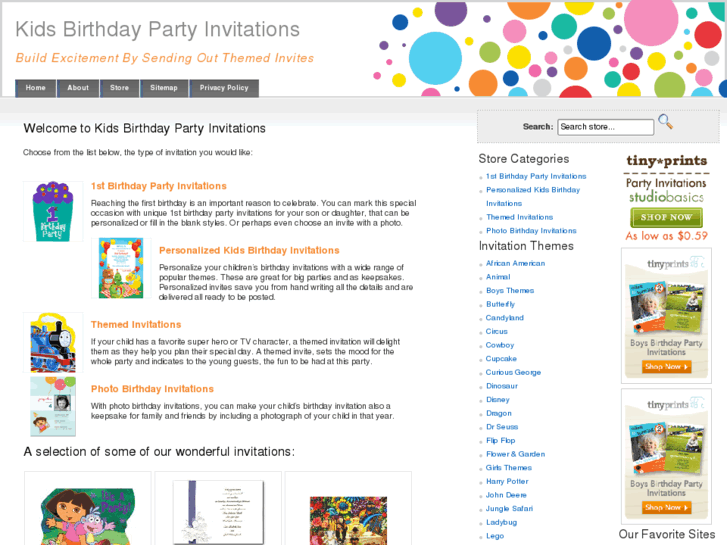 www.birthdayparty-invitations.com