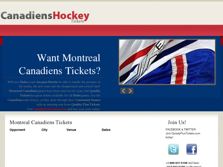 www.canadienshockeytickets.com