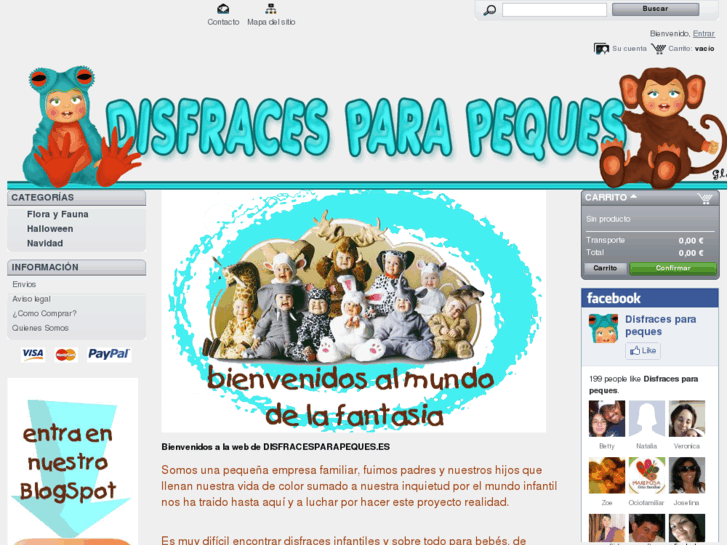 www.disfracesparapeques.es