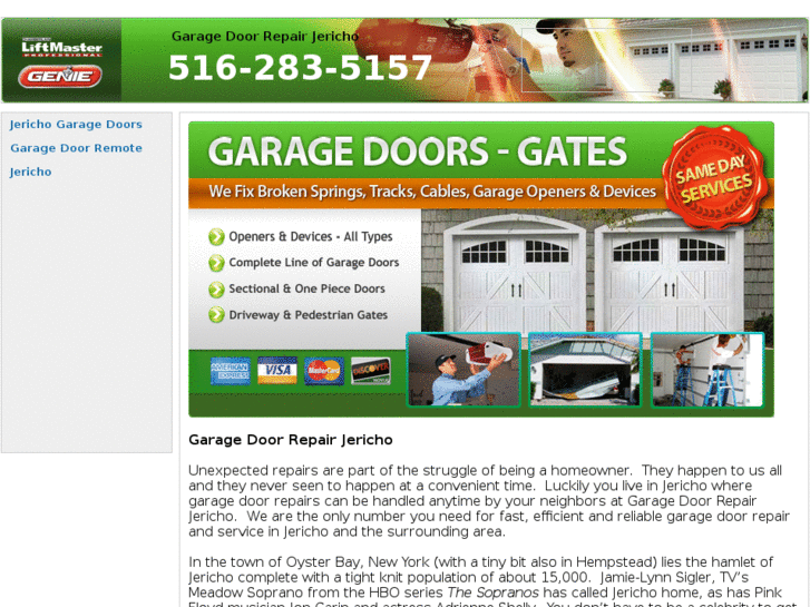 www.garagedoorrepairjericho.com