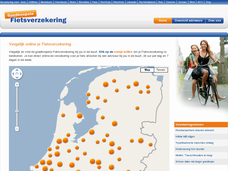 www.goedkoopste-fietsverzekering.nl