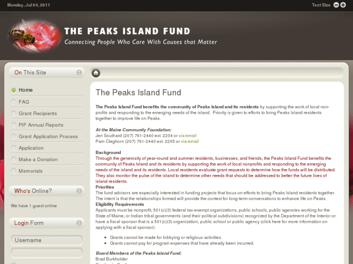 www.peaksislandfund.org