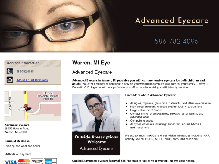 www.advancedeyecarewarren.com