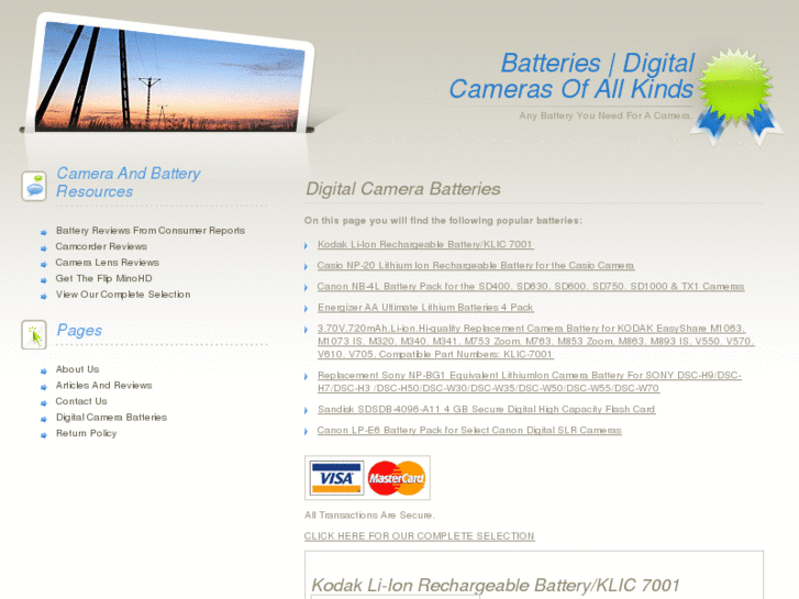 www.batteriesdigitalcameras.com