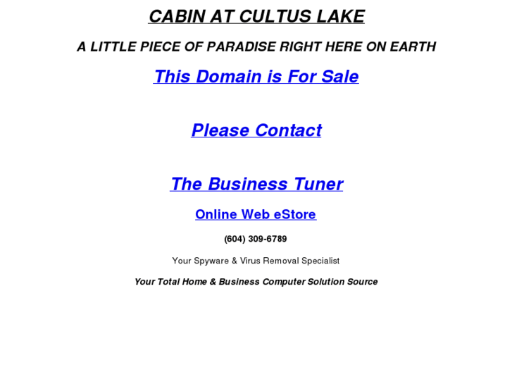 www.cabinatcultuslake.com