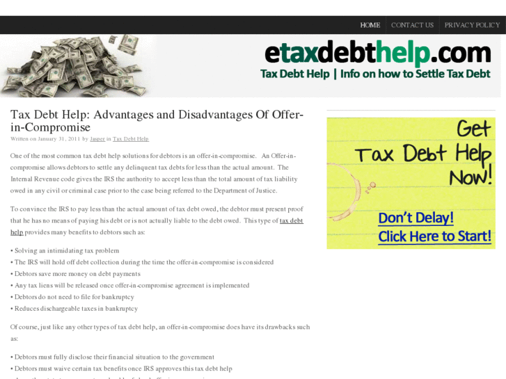 www.etaxdebthelp.com