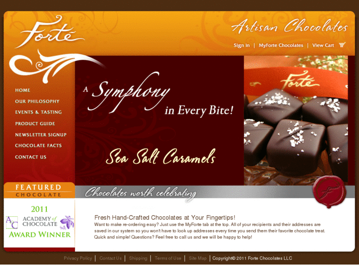 www.fortechocolates.com