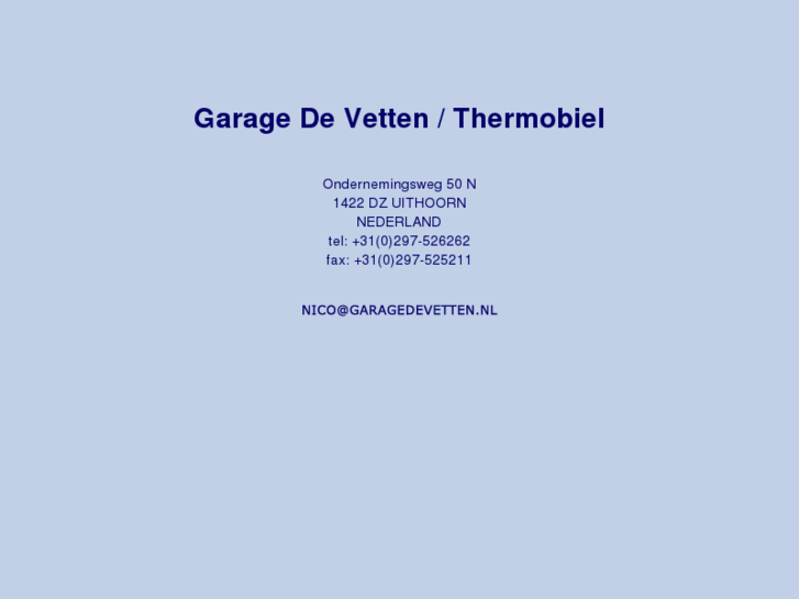 www.garagedevetten.nl