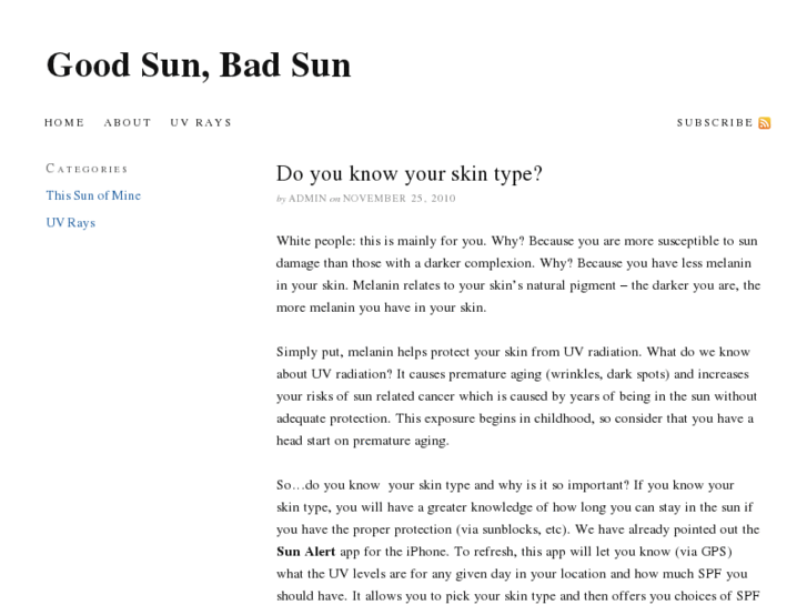 www.goodsunbadsun.com