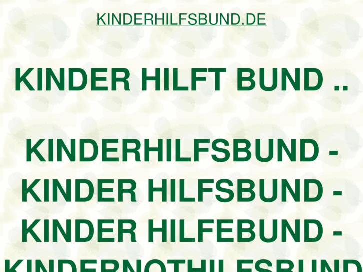 www.kinderhilfsbund.de