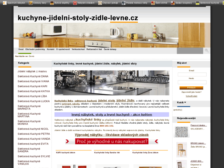 www.kuchyne-jidelni-stoly-zidle-levne.cz